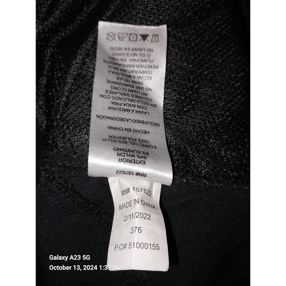 Eddie Bauer black crop capri cargo pants nylon hiking women's size 14 - Picture 7 of 7